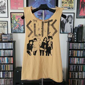 THE SLITS Punk Rock Custom Tank Top Vintage-Style Size Large